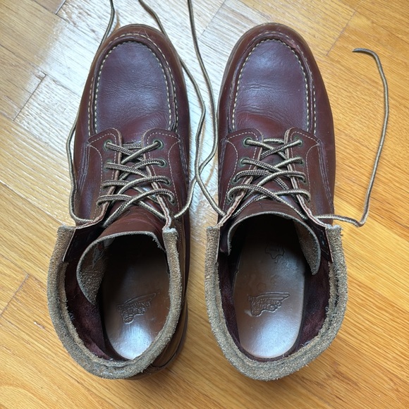 Red Wing Limited Edition Classic Moc Toe Oxblood Mesa Boot - Picture 3 of 7